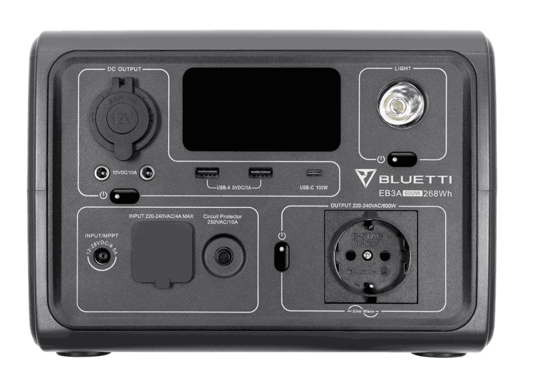 Bluetti EB3A Portable Power Station 600W 268Wh
