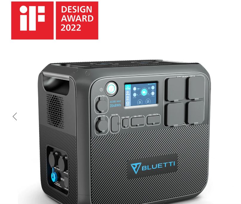 Bluetti AC200Max Solar Power Station 2200W 2048WH