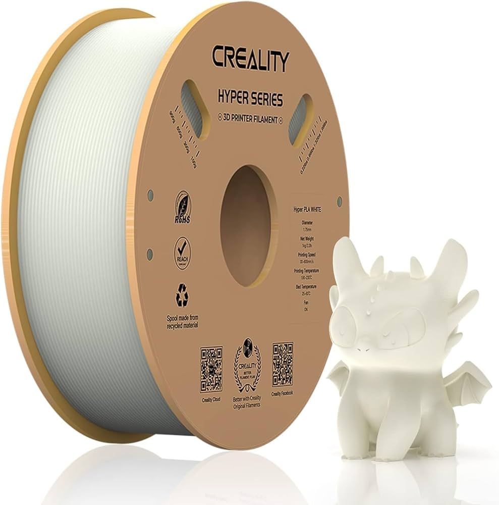 Creality Hyper PLA High Speed White Filament 1Kg