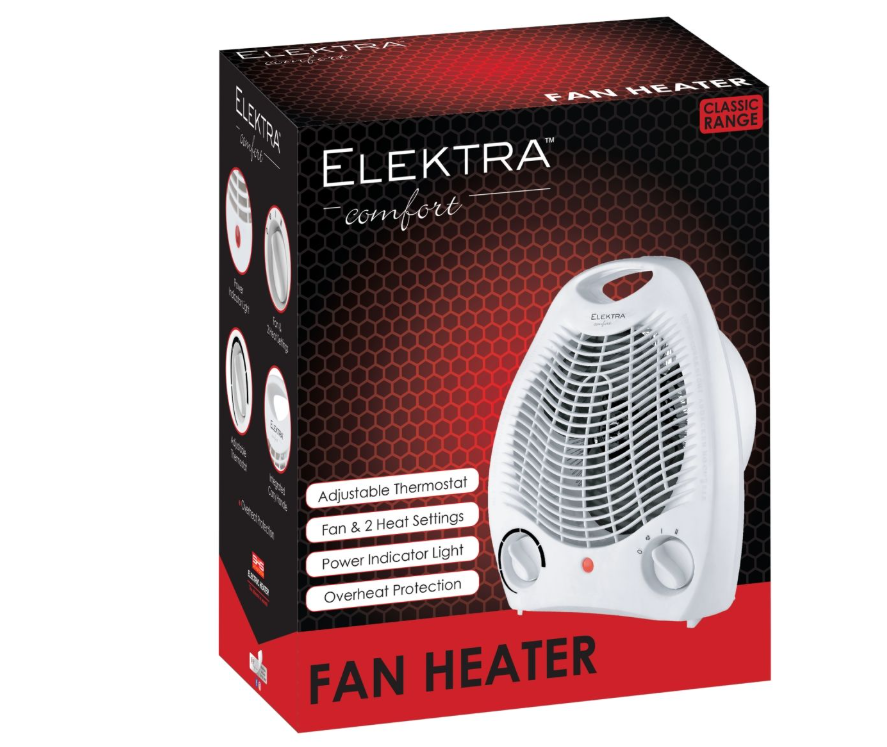 2601 - ELEKTRA COMFORT CLASSIC FAN HEATER