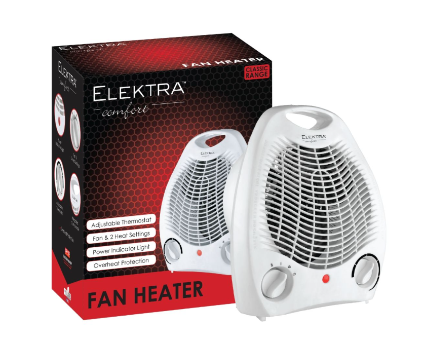 2601 - ELEKTRA COMFORT CLASSIC FAN HEATER 2601 - ELEKTRA COMFORT CLASSIC FAN HEATER