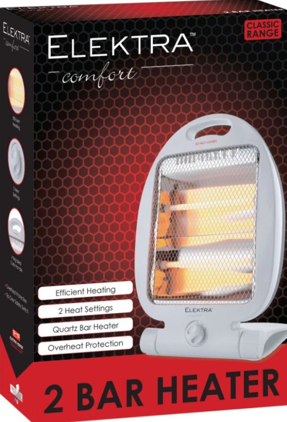 2603 - ELEKTRA 2 BAR HEATER 2603 - ELEKTRA 2 BAR HEATER
