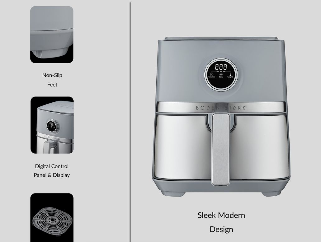 Boden Stark 5.0L Digital Air Fryer