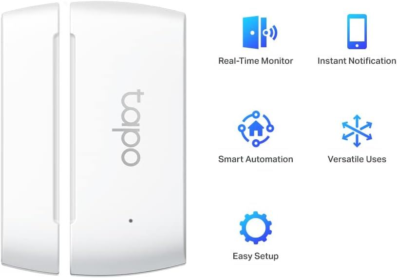 TP-Link Tapo T110 Smart 868MHz Door/Window Sensor, CR2032 battery
