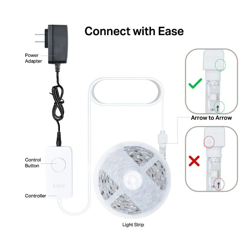 TP-Link Tapo L930-5 Smart Wi-Fi Light Strip, Multicolor Apple Homekit Part TP-Link Tapo L930-5 Smart Wi-Fi Light Strip, Multicolor Apple Homekit Part