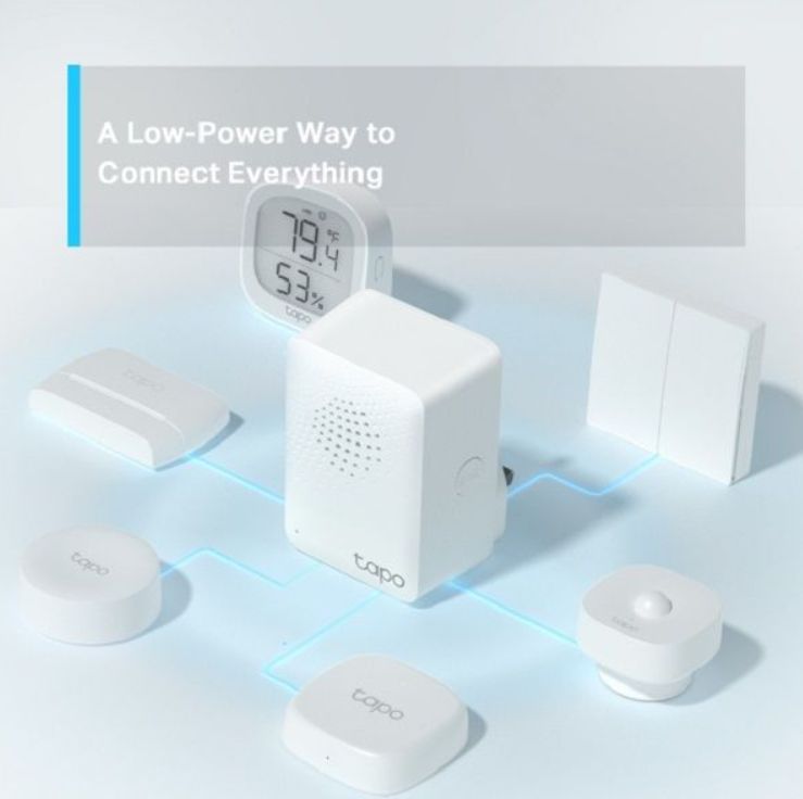 TP-Link Tapo H100 Smart Wi-Fi 868MHz Hub with Chime