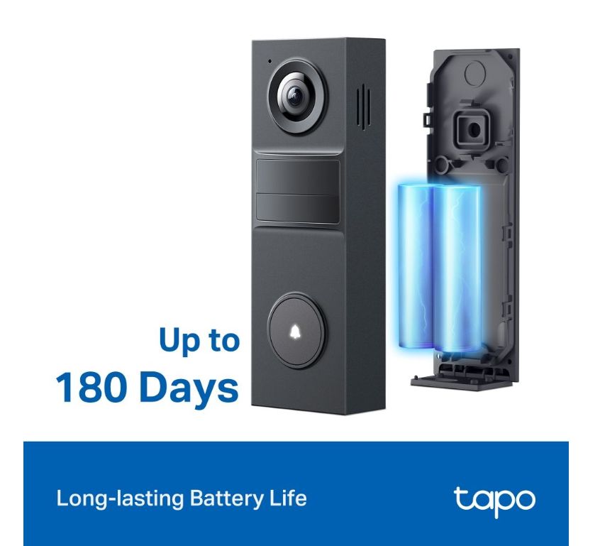 TP-Link Tapo D205 2K Battery Video Doorbell Mini