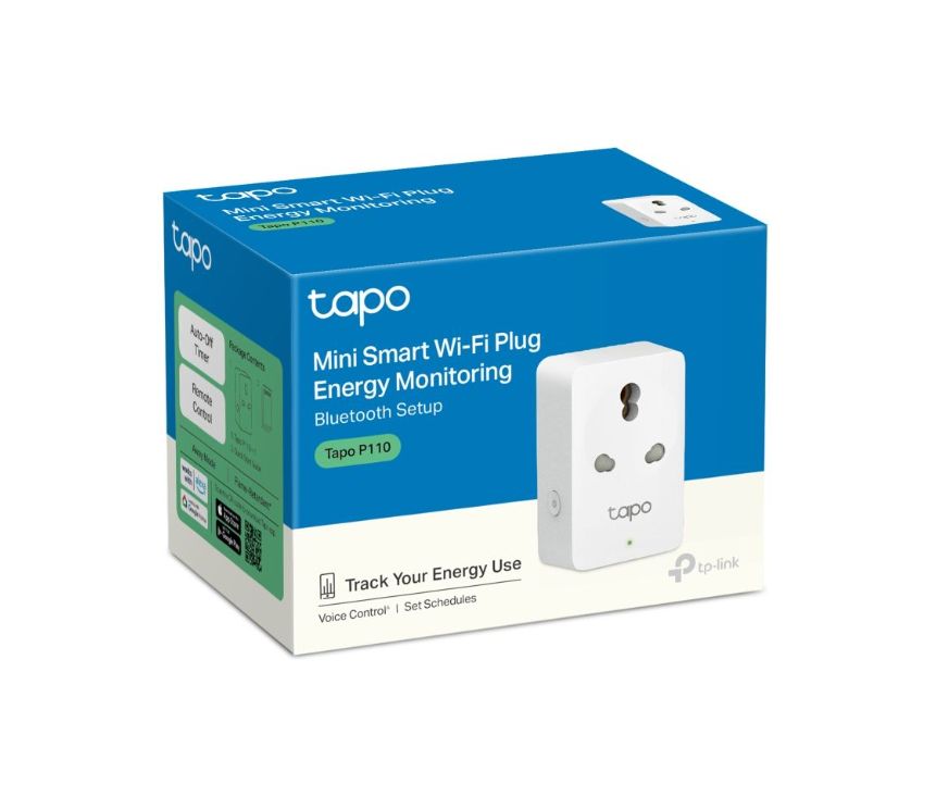 TP-Link Tapo P110(ZA) Mini Smart Wi-Fi Plug, Energy Monitoring