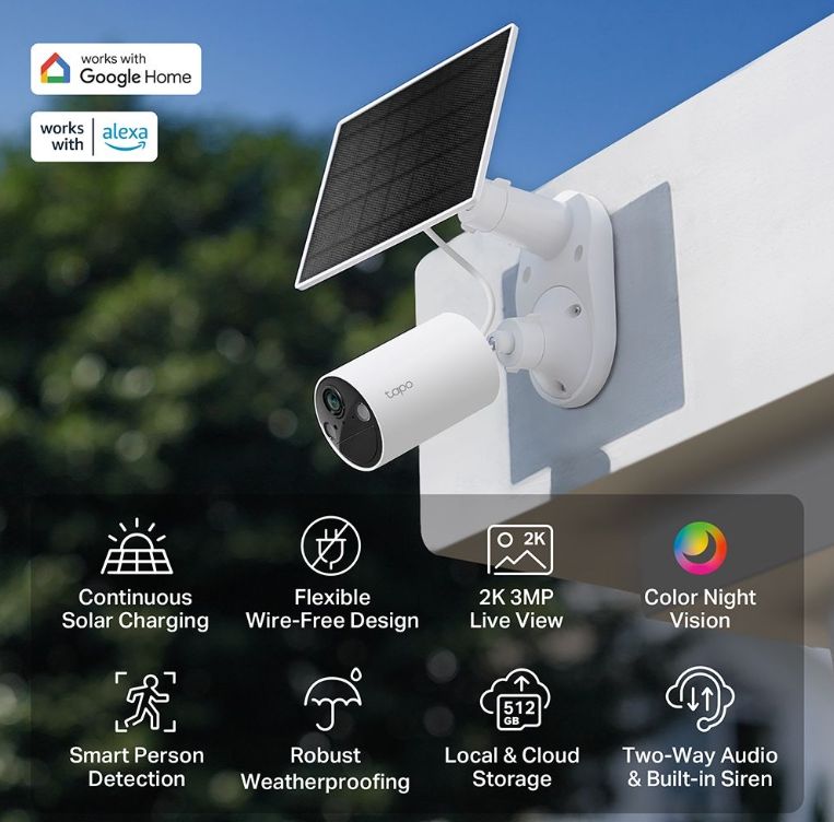 Tapo TC82 KIT Solar-Powered Security Camera Kit