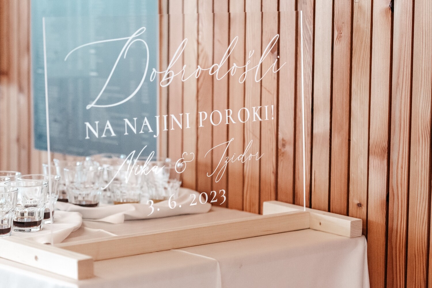 Personalizirana tabla dobrodošlice