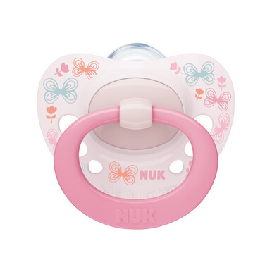 NUK Silicone Signature Soother Size 1 (0-6m) - Butterflies