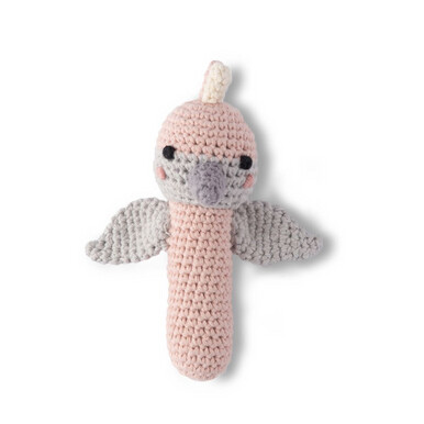 Little Linen Crochet Rattle - Gaby Galah