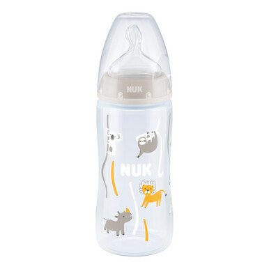 NUK First Choice Plus Baby Bottle 300ml - Neutral