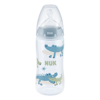 NUK First Choice Plus Baby Bottle 300ml - Blue