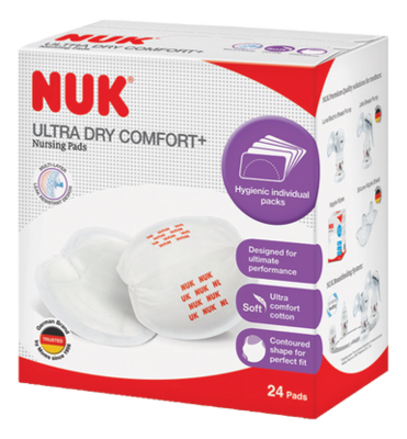 NUK Ultra Dry Comfort Plus Nursing Pads - 30pk