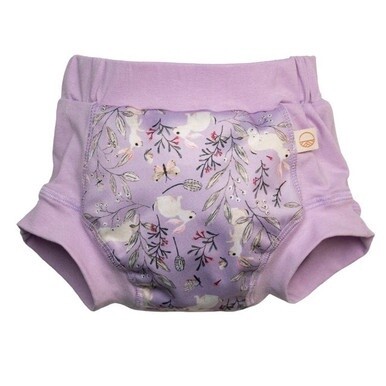 Nestling Wee Pants Training Undies - Lilac Bunnies