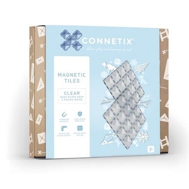 Connetix Tiles Clear Base Plate 2pc