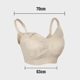 Haakaa Hands-Free Pumping &amp; Nursing Bra - Peach, Size: Large