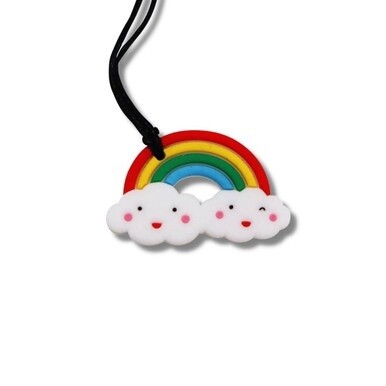 Jellystone Chew Necklace - Rainbow Bright