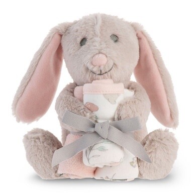 Little Linen Plush Toy &amp; Washers - Harvest Bunny
