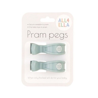 All4Ella Pram Pegs - Steel Blue