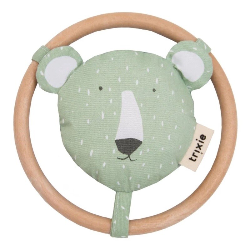 Trixie Round Rattle - Mr Polar Bear