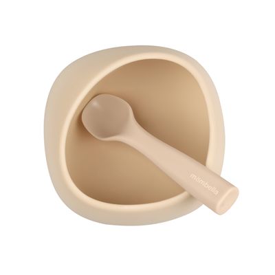 Mombella SIlicone Suction Bowl - Light Brown