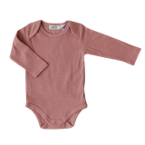 Hello Poppet Long Sleeve Bodysuit - Rose