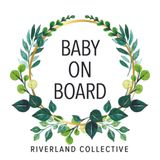 Baby on Board Car Sticker - Forest Foliage