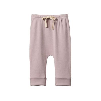 Cotton Drawstring Pants - Lilac