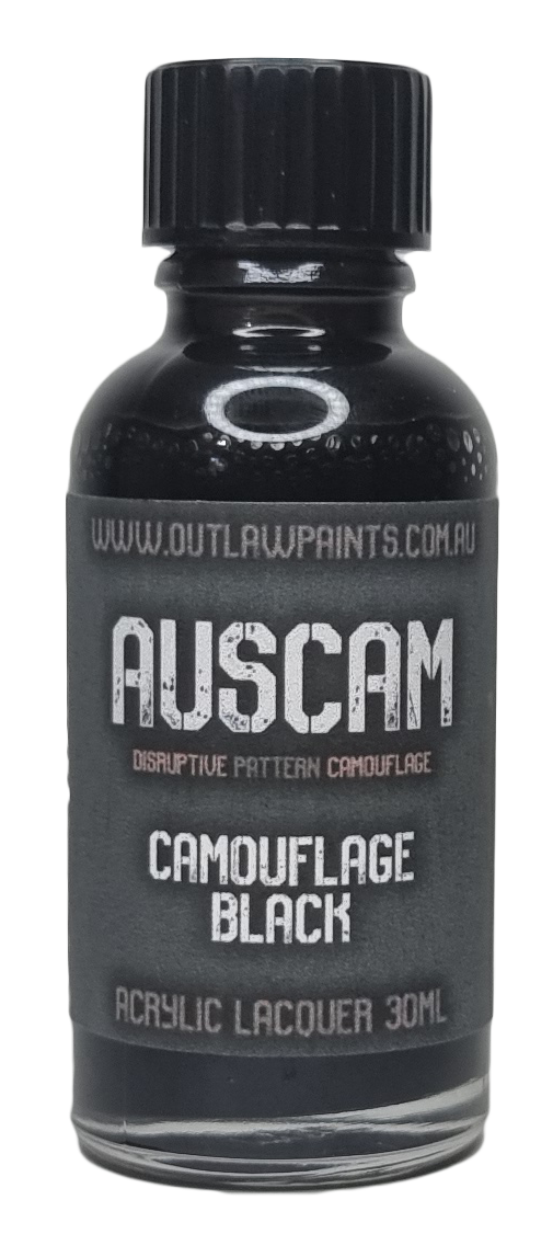 AUSCAM Camouﬂage Black