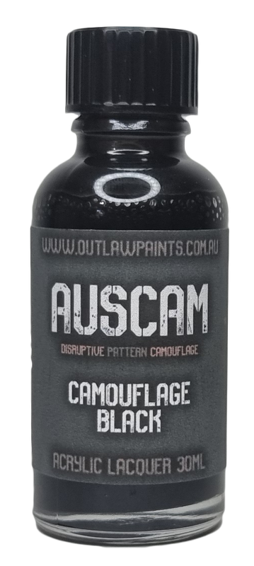 AUSCAM Camouﬂage Black
