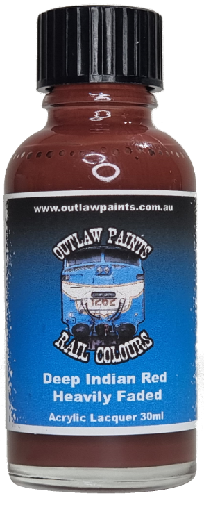 Deep Indian Red Heavily Faded