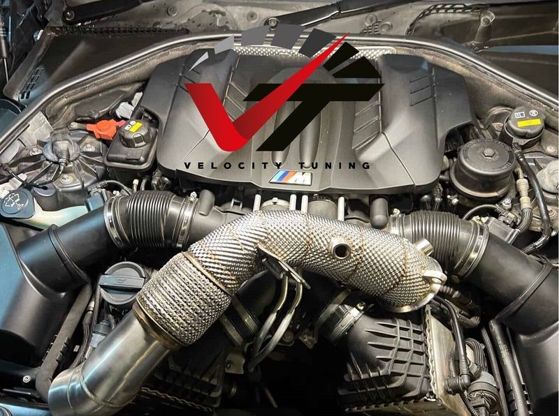 Velocity Heatshield Downpipes - BMW M5 M6 F10 F12