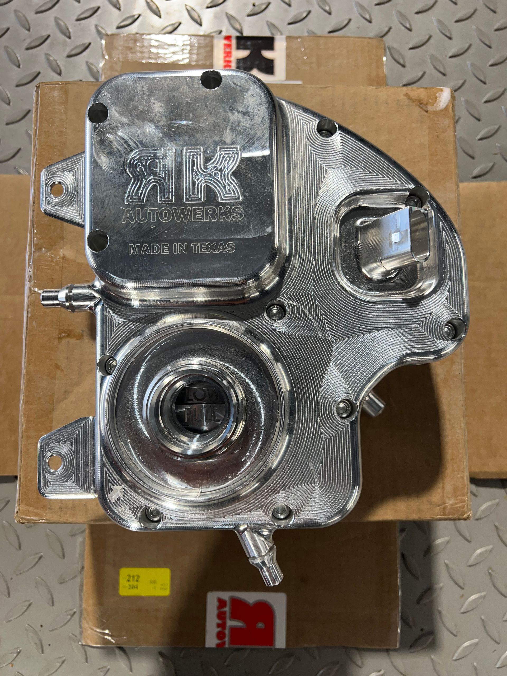 RK Autowerks Billet Coolant Tank