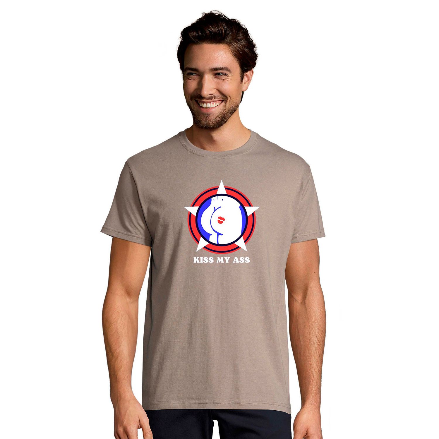 Camiseta Wood color marrón claro