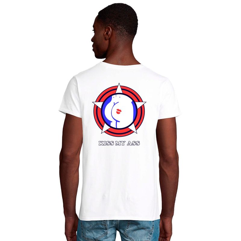 Camiseta Wolf color blanco