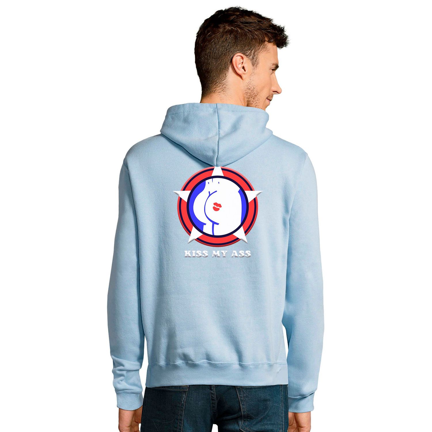 Sudadera Slider color celeste