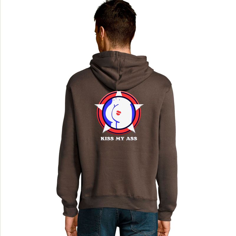 Sudadera Slider color marrón