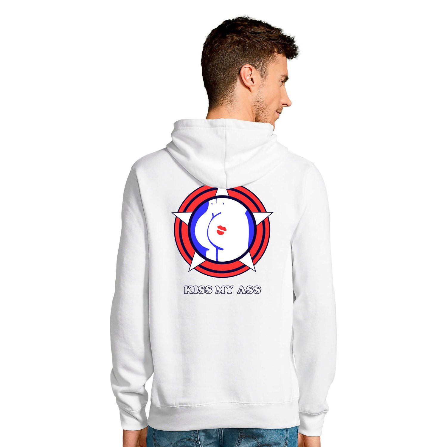 Sudadera Slider color blanco