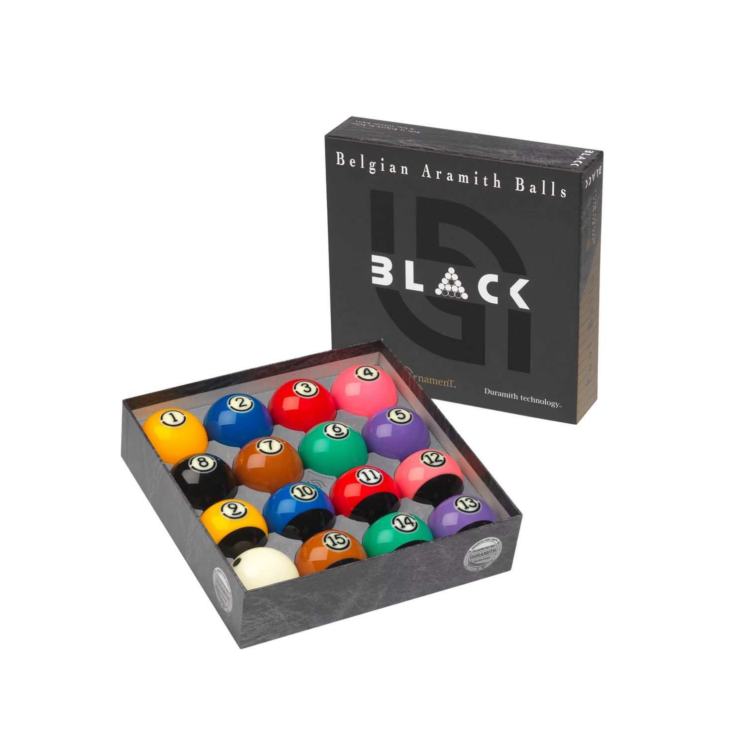 Aramith Poolballen Tournament Black