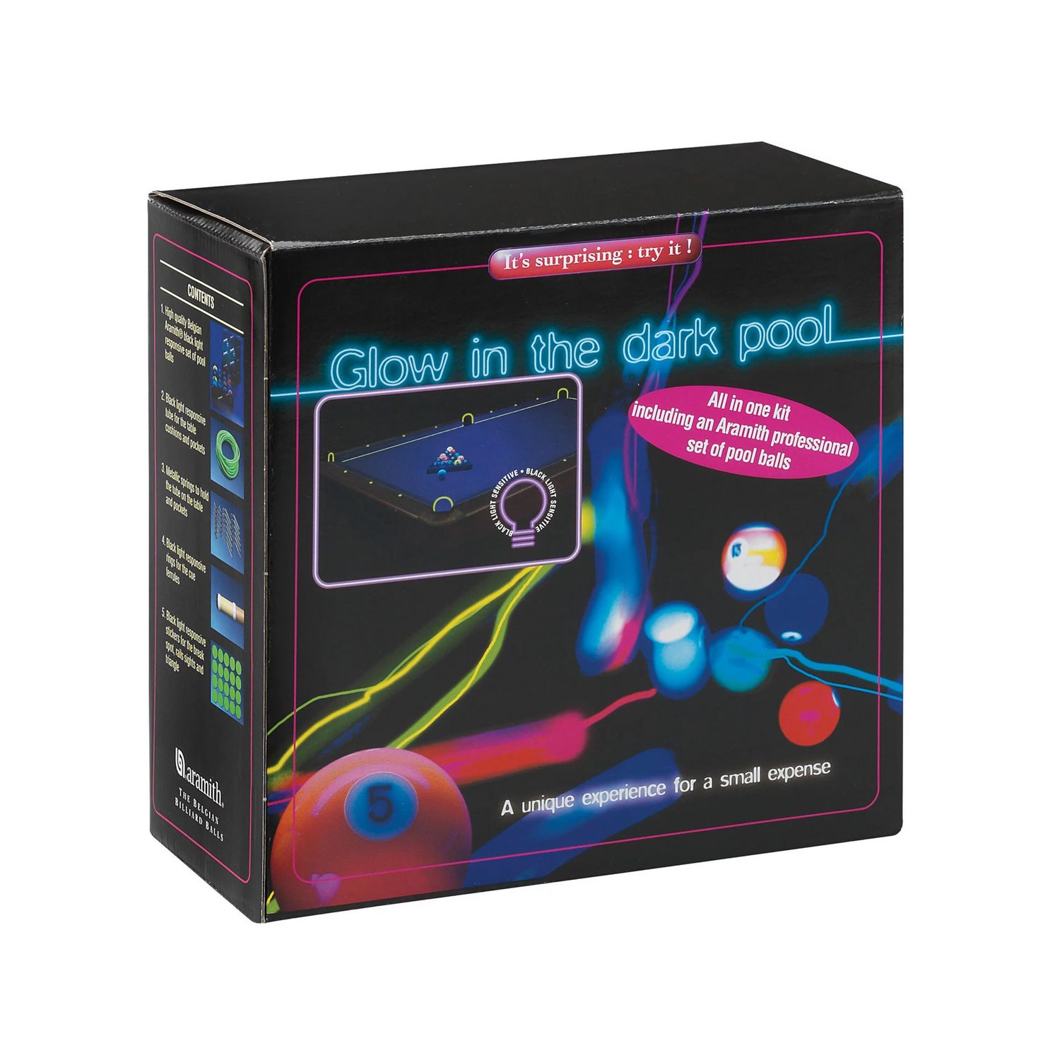 Super Aramith Poolballen Glow in the Dark