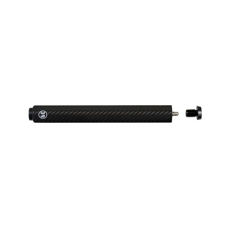 3B Extension 25 cm incl. Bumper - Zwart