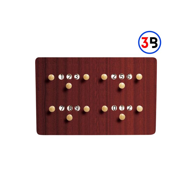 3B Scorebord - 4 Spelers 3B Scorebord - 4 Spelers