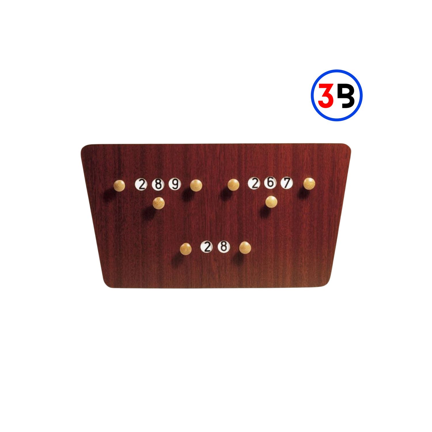 3B Scorebord - 2 Spelers