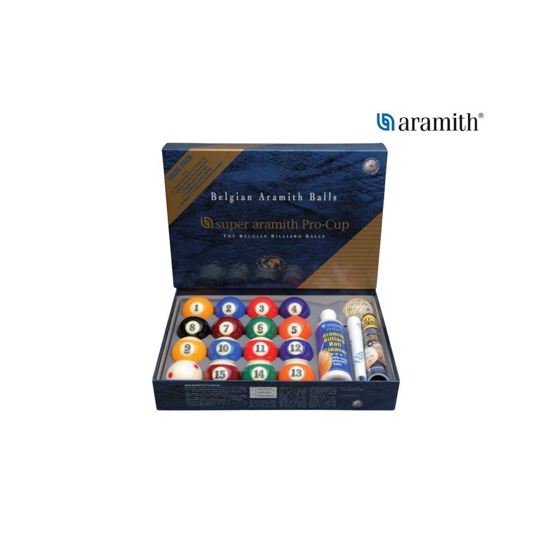 Super Aramith Poolballen Pro-Cup Voordeelpakket Super Aramith Poolballen Pro-Cup Voordeelpakket