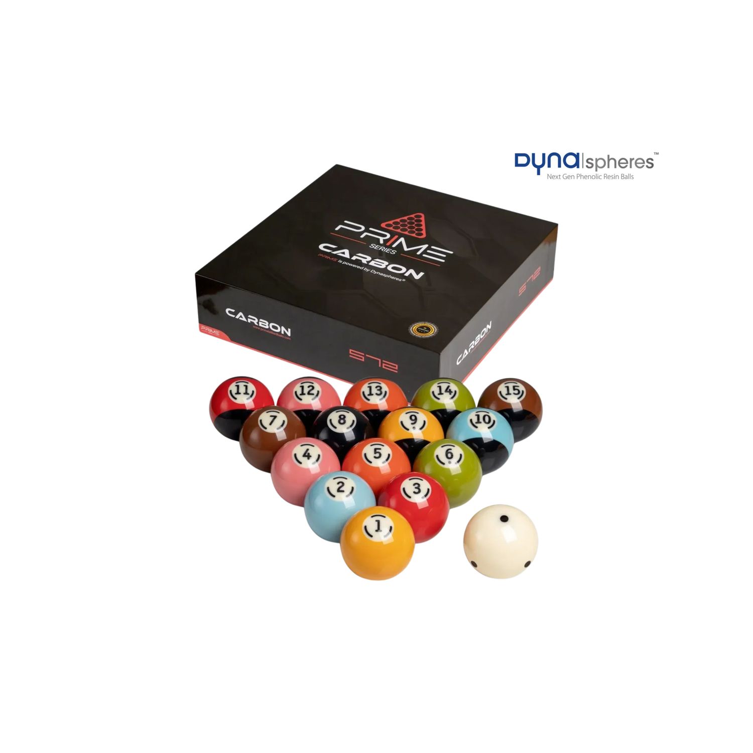 Dynaspheres Poolballen Prime Carbon 572 Dynaspheres Poolballen Prime Carbon 572