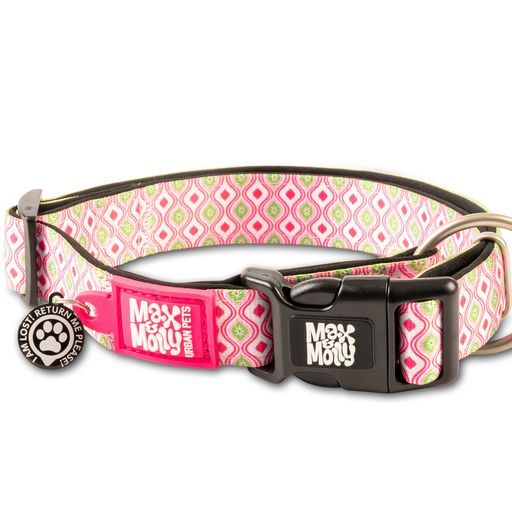 Max &amp; Molly Retro Pink Smart ID Collar