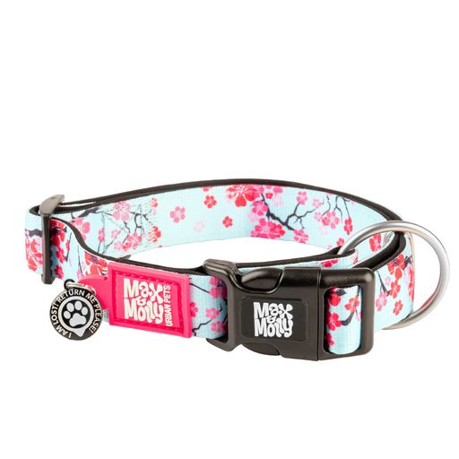 Max &amp; Molly Cherry Blom Smart ID Collar