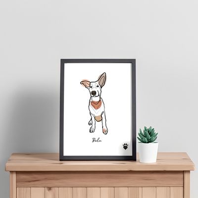 Line Art Pet Portrait